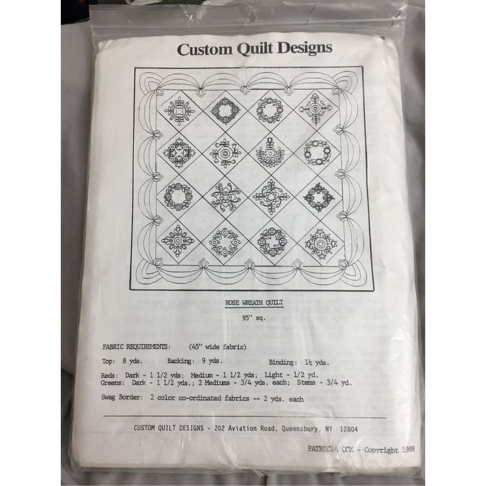 Vintage Custom Quilt Design Pattern - Picture 3 of 4